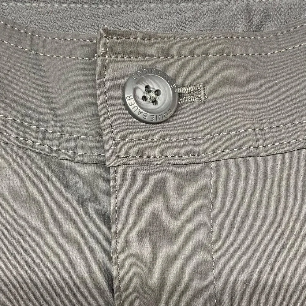 Eddie Bauer Mens First Ascent Trail Pants 34x32 Gray Nylon/Spandex Outdoor Hike - Picture 5 of 7